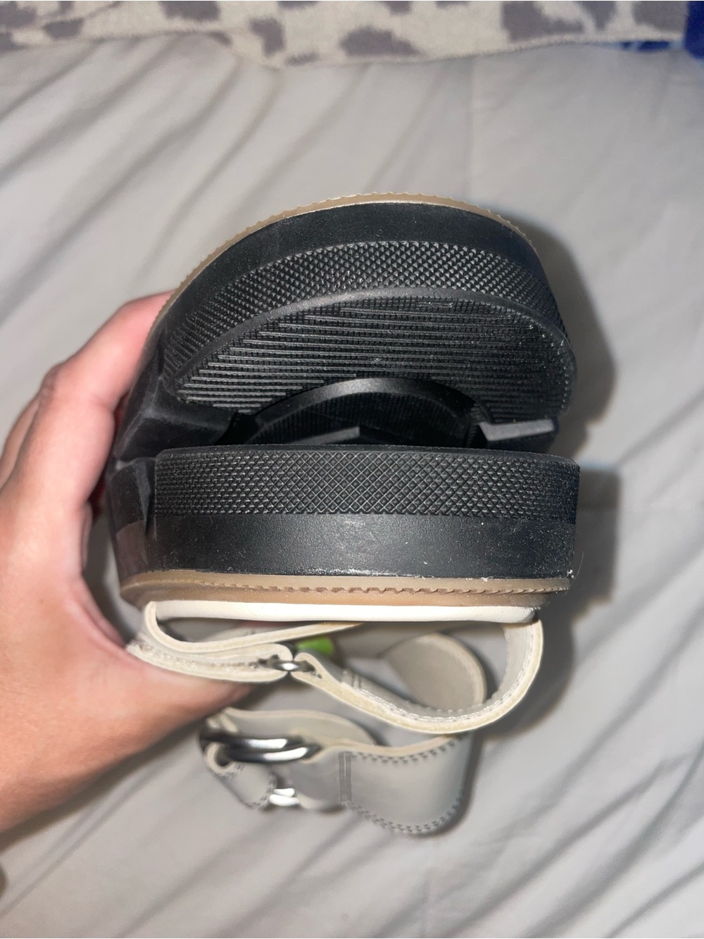 Sorel Cream Double-Strap Buckle leather, chunky Sandals - Picture 6 of 13